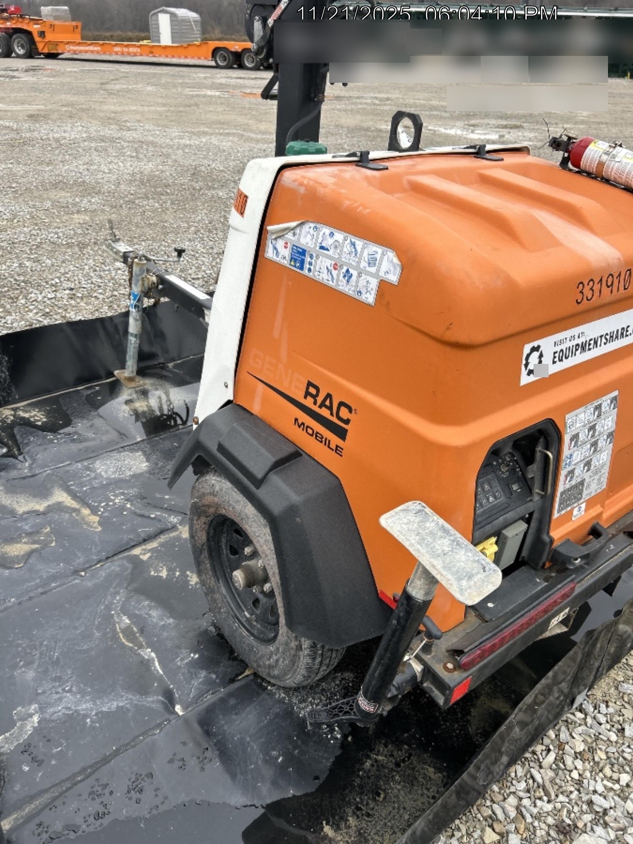 2023 Generac MLT2 Diesel, Flex Switch 120V Input, Powerzone Controller, (4) 320W LED Lights, 4kW Generator, 39.9 Gal Fuel Tank, 2" Ball, T3