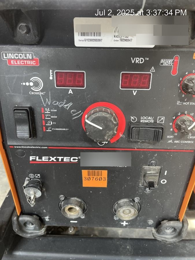 2023 LINCOLN ELECTRIC FLEXTEC 350X
