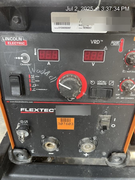 2023 LINCOLN ELECTRIC FLEXTEC 350X