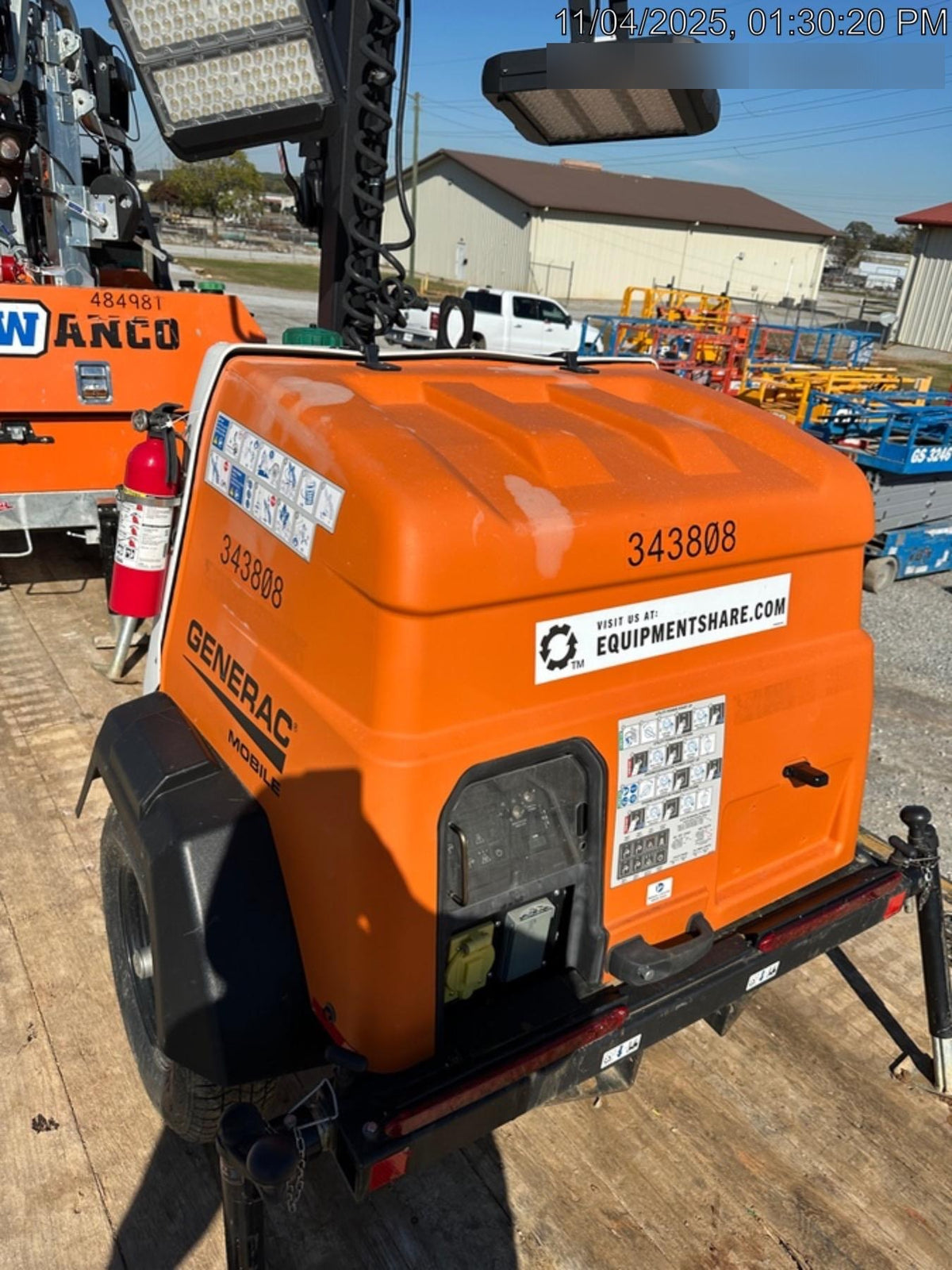 2023 Generac MLT2 Diesel, Flex Switch 120V Input, Powerzone Controller, (4) 320W LED Lights, 4kW Generator, 39.9 Gal Fuel Tank, 2" Ball, T3