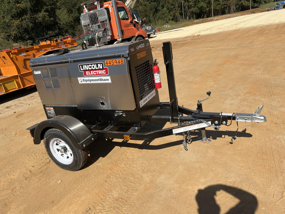 2024 Lincoln Electric LE400 Kubota V1505, Trlr, Cable Rack, Light Kit, ES Decals, T3