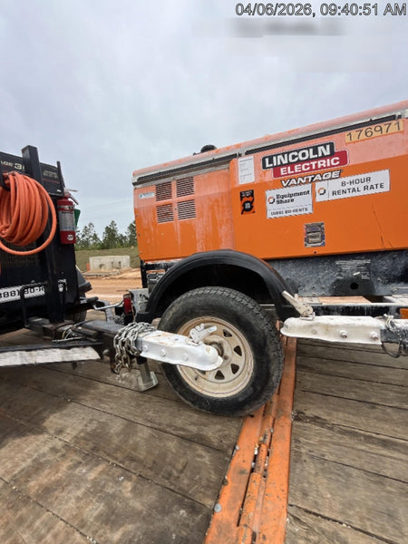 2021 Lincoln Electric Vantage 322 Vantage 322 Ready Pak 3 w/ Decals, ORANGE (includes trailer, cable rack, fender light kit) NO Telematics