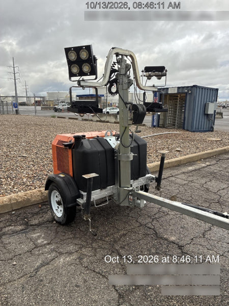 2024 Wanco WLTT-4MM4K Diesel, Deep Sea Controller, Shore Power Plug, Auto Start, (4) 350W LED Floodlights, 4kW Generator, 60 Gal Fuel Tank, 2" Ball, T3