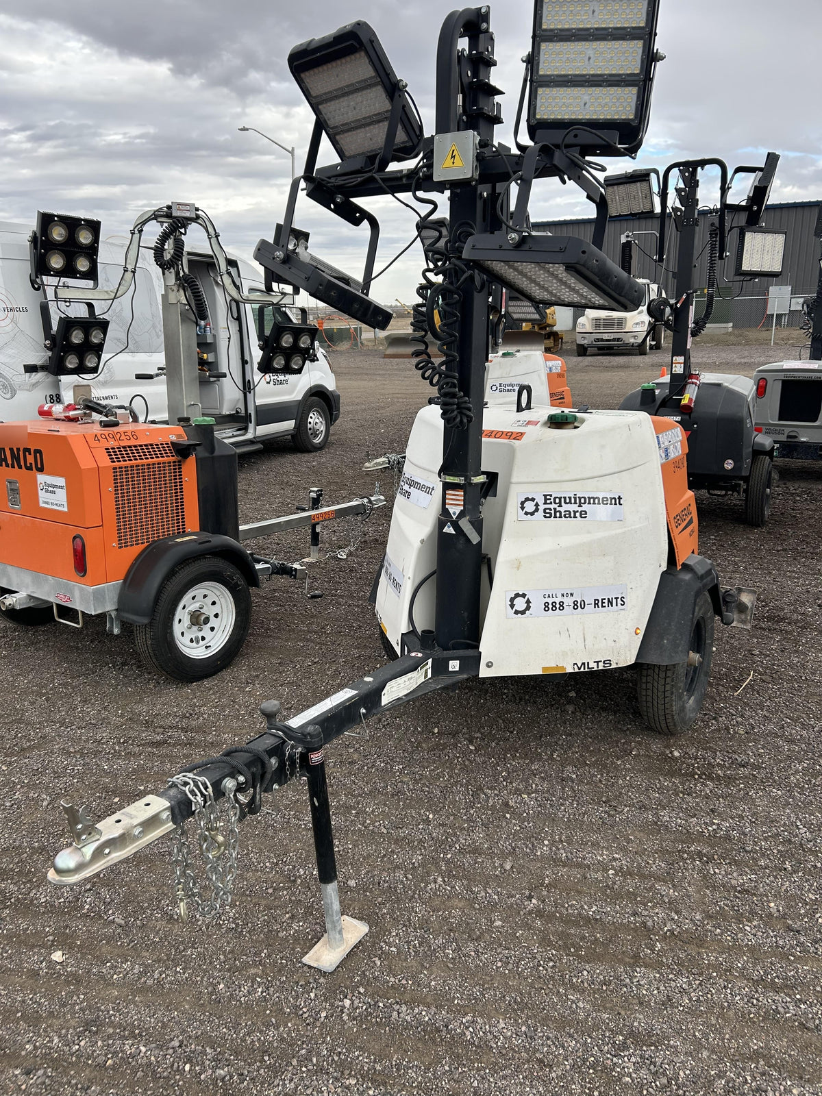 2024 Generac MLT2 Diesel, Flex Switch 120V Input, Powerzone Controller, 
(4) 320W LED Lights, 4kW Generator, 39.9 Gal Fuel Tank, 2" Ball, T3