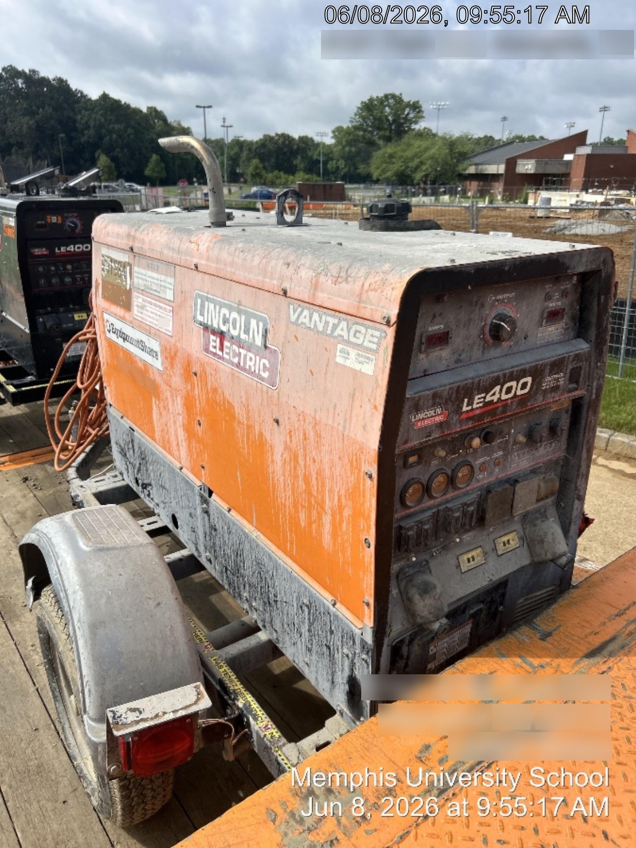 2022 Lincoln Electric LE400 Kubota V1505, Trlr, Cable Rack, Light Kit, ES Decals, T3