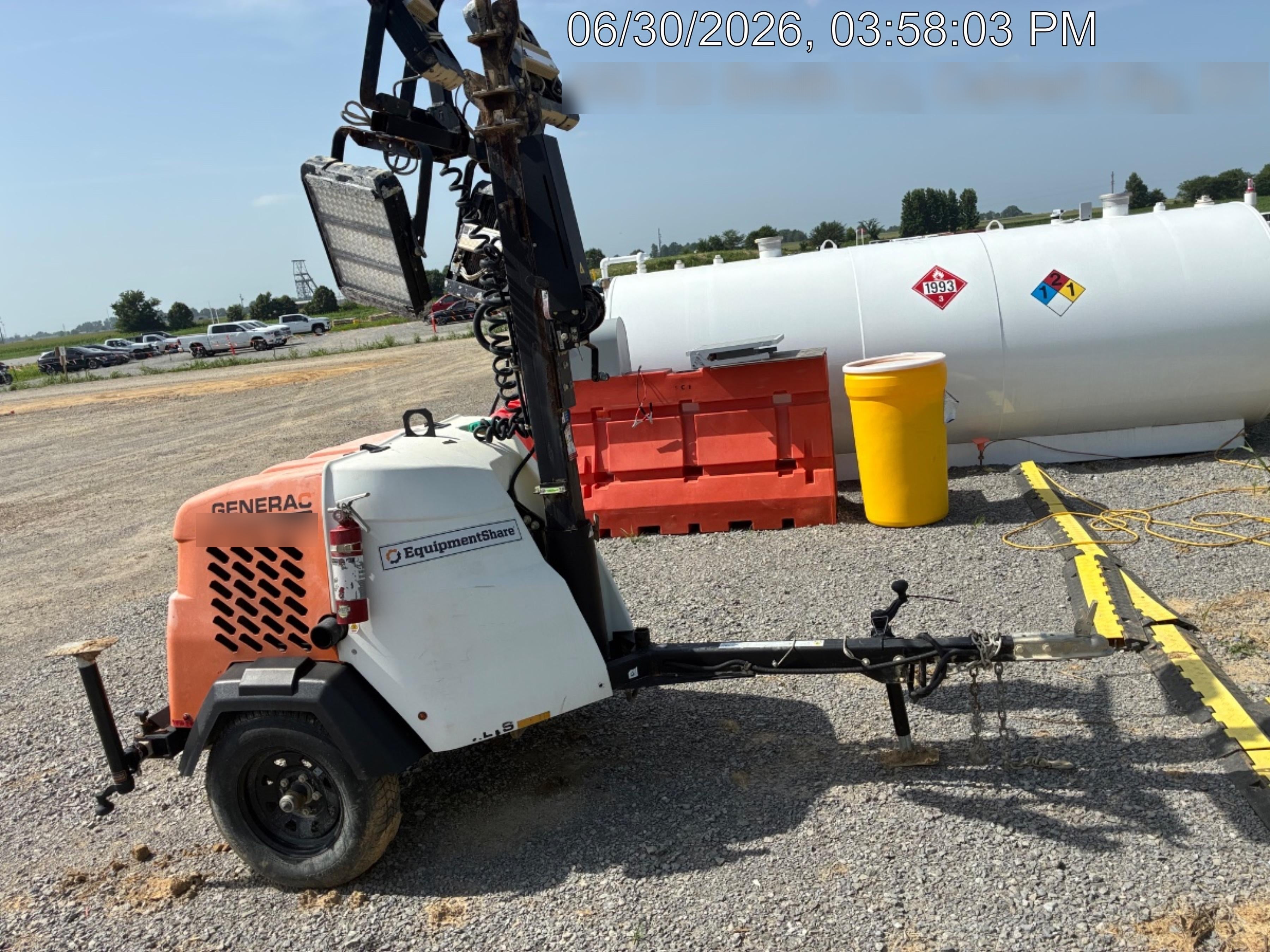 2023 Generac MLT2 Diesel, Flex Switch 120V Input, Powerzone Controller, 
(4) 320W LED Lights, 4kW Generator, 39.9 Gal Fuel Tank, 2" Ball, T3