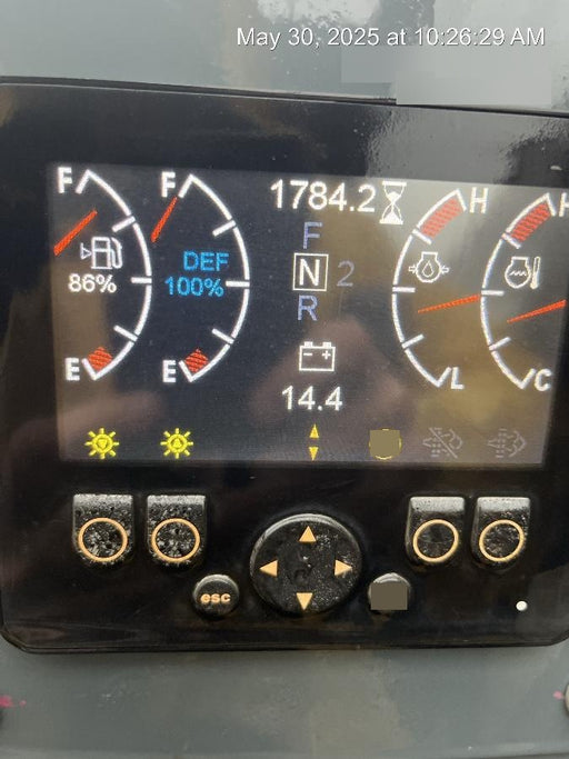 2018 Manitou MTA10055 Manitou MTA 10055 w/Cab/Heat/AC, Work Lights/Strobe, Aux Hyd, Solid Tires, Lift Hook, 66" Carriage, 60" Forks