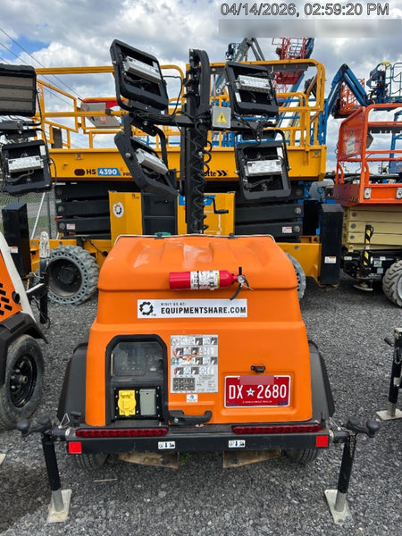 2023 Generac MLT2 Diesel, Flex Switch 120V Input, Powerzone Controller, 
(4) 320W LED Lights, 4kW Generator, 39.9 Gal Fuel Tank, 2" Ball, T3