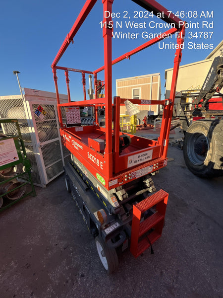 2024 Skyjack SJ3219 Electric Drive, Sld NM Tires, DBcns, RFRails, Power to Platform, T3 + Access Control
