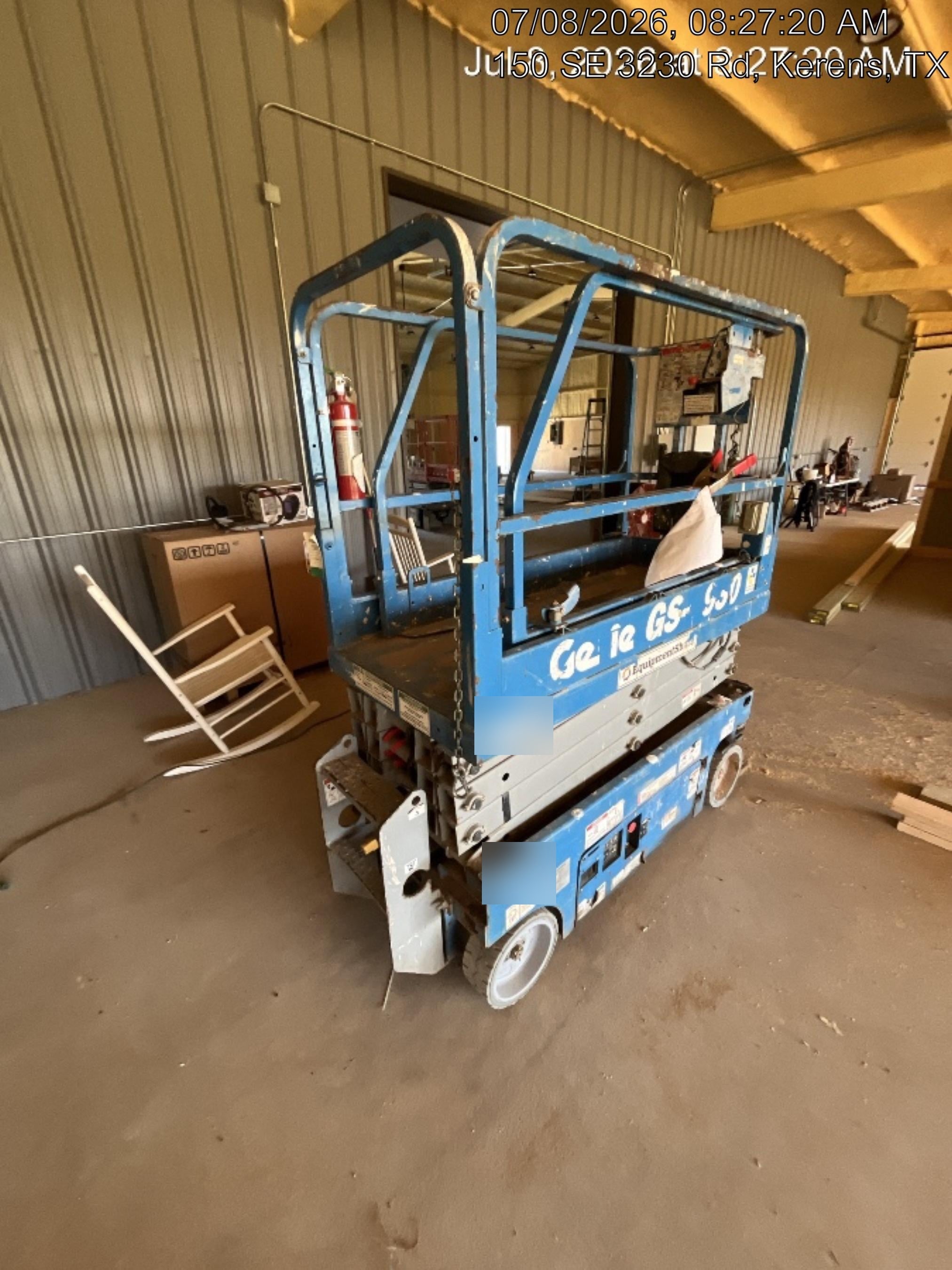 2018 Genie GS-1930 Genie GS-1930 w/Fixed Rail, Chain Entry