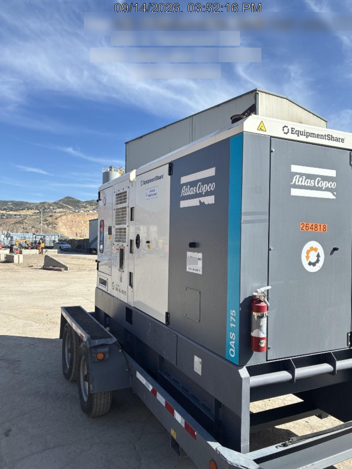 2022 ATLAS COPCO QAS 175