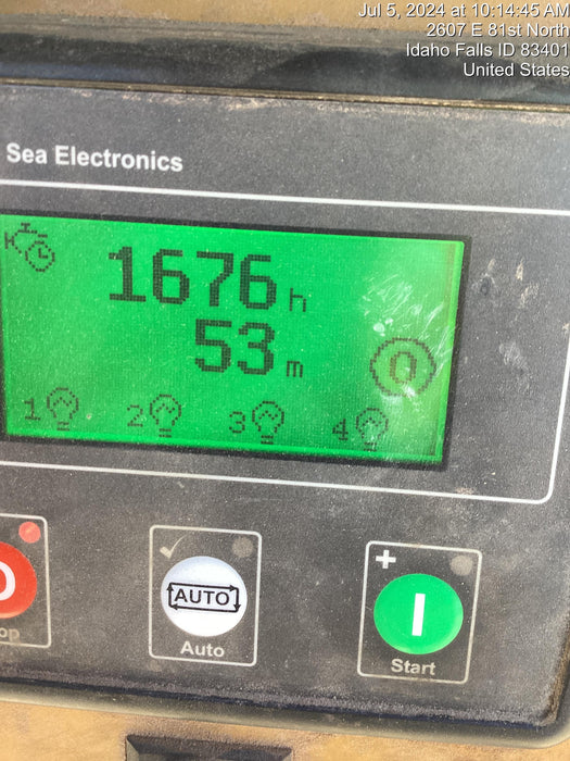 2022 Allmand NLV3GR (4) LED Light Fixture 350W, 23' Vertical Mast, 3kW Prime, Towable, Deep Sea L401, Leveling Jacks, Yanmar T4F 5.8hp