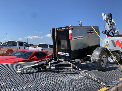 2019 Lincoln Electric Vantage 322 Ready-Pak 3, Two Wheel Trailer, Fender and Light Kit, Cable Rack