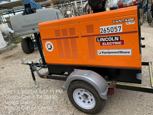 2022 Lincoln Electric Vantage 549X Crosslink Technology, Trailer Mounted, ES Decals, T3