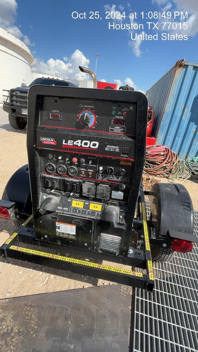 2024 Lincoln Electric LE400 Kubota V1505, Trlr, Cable Rack, Light Kit, ES Decals, T3