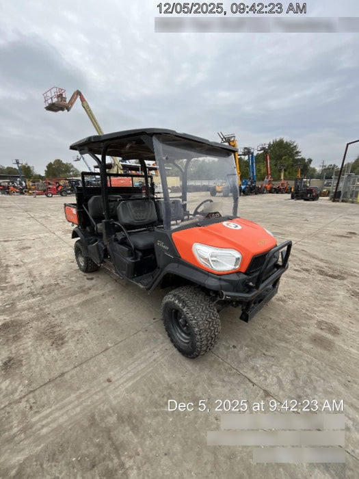 2022 Kubota RTV-X1140W-H Plastic Canopy, Windshield Acrylic Clear, LED Strobe Light, Wire Harness Kit, Back up Alarm