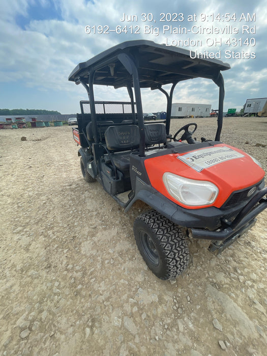 2022 Kubota RTV-X1140W-H Plastic Canopy, Windshield Acrylic Clear, LED Strobe Light, Wire Harness Kit, Back up Alarm
