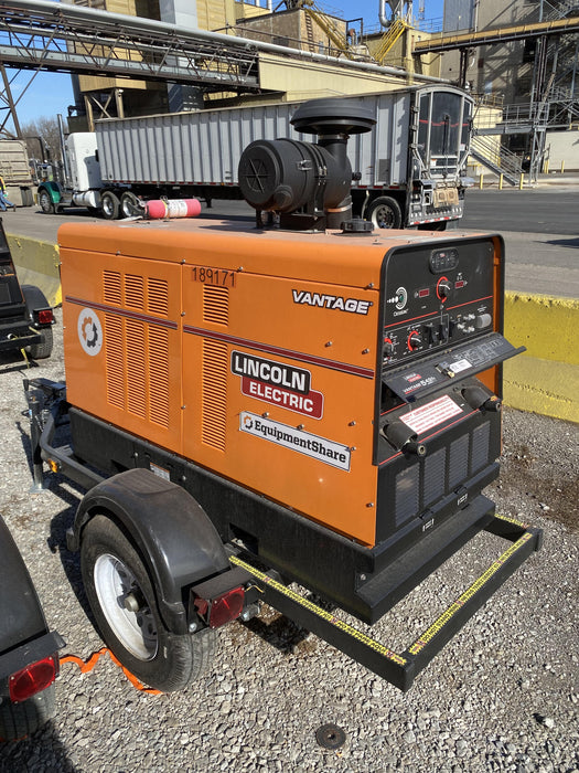 2021 Lincoln Electric Vantage 549X Ready Pak 3, ORANGE (includes trailer, cable rack, fender light kit)