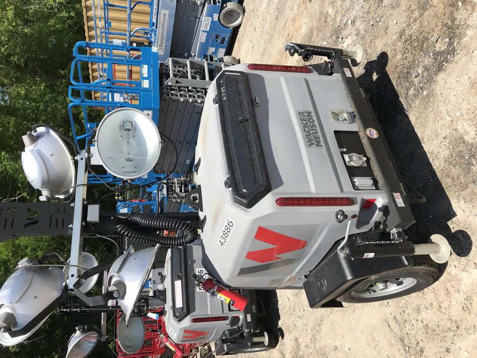 2019 Wacker Neuson LTV6L-MH Wacker Neuson LTV6L Mobile Light Tower w/Fuel Level Sensor Installed