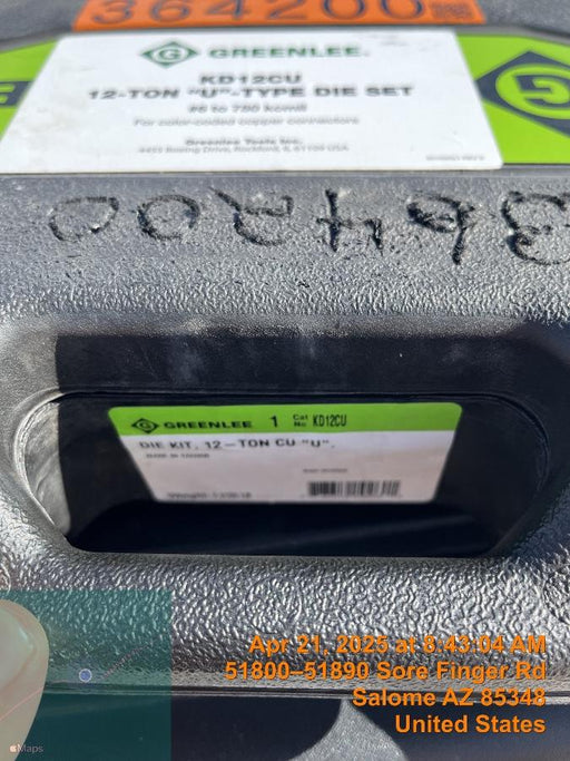 2023 GREENLEE KD12CU