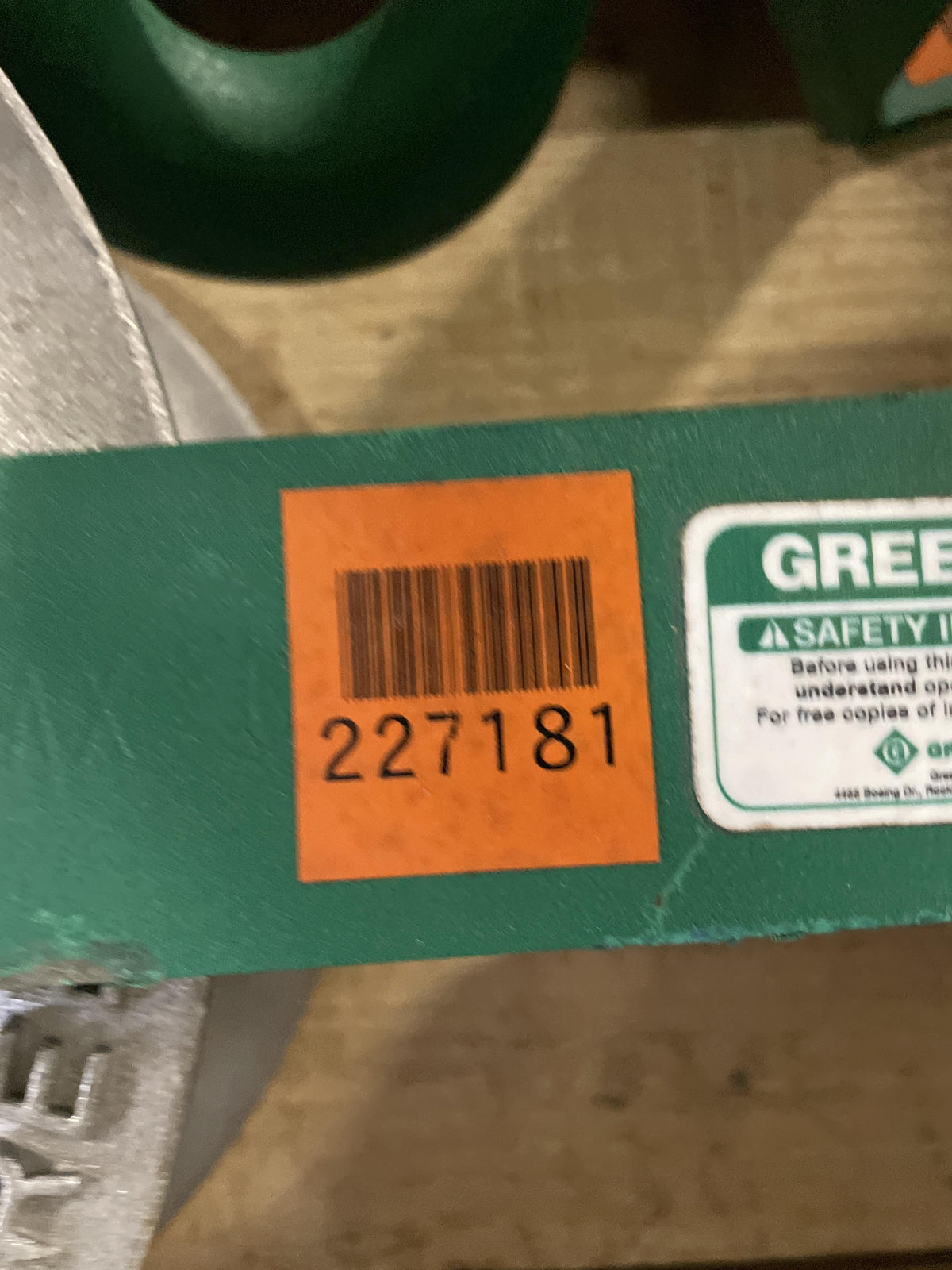2022 GREENLEE 8012