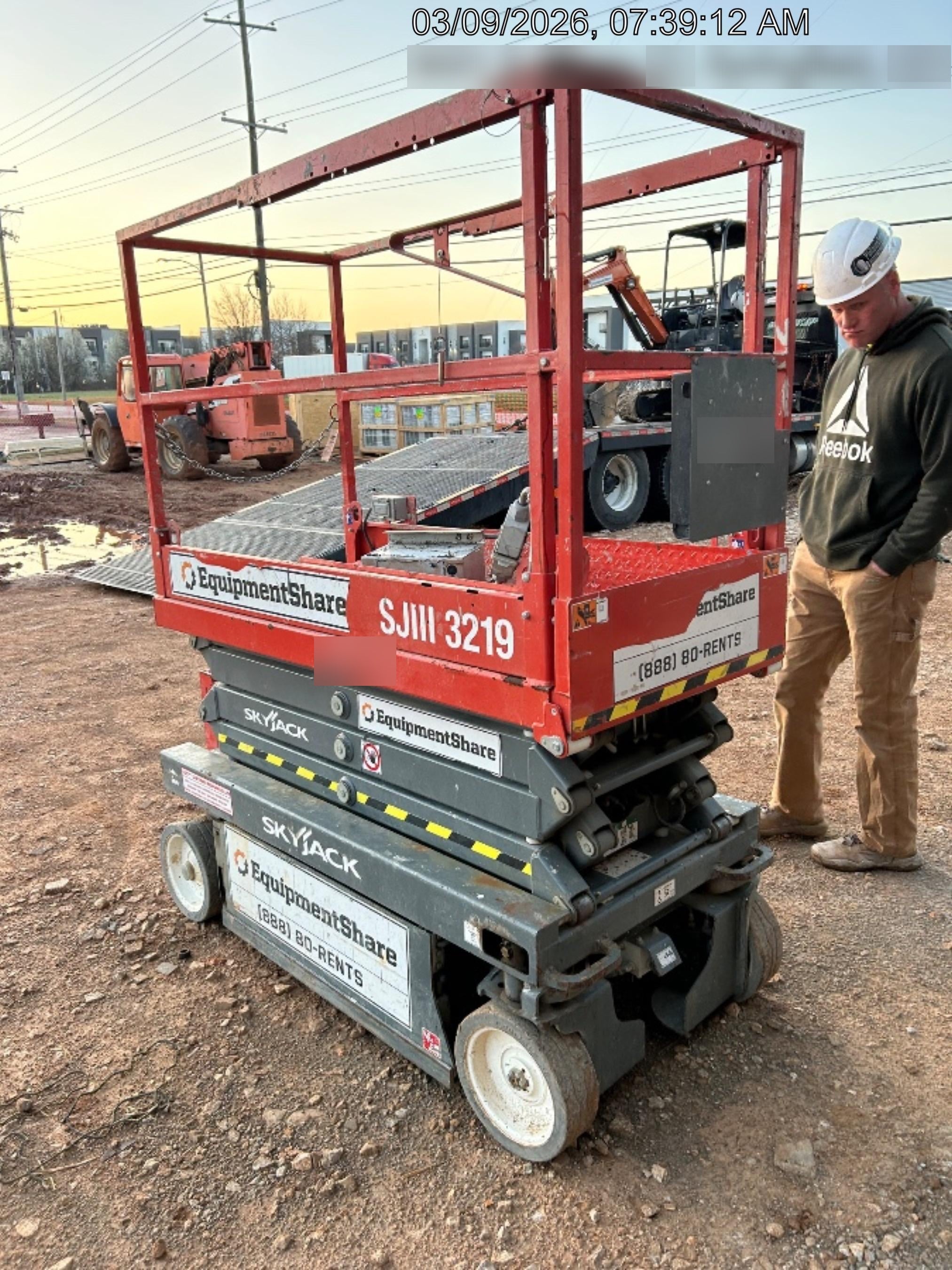 2019 Skyjack SJIII-3219 Standard Options, Trojan Batteries