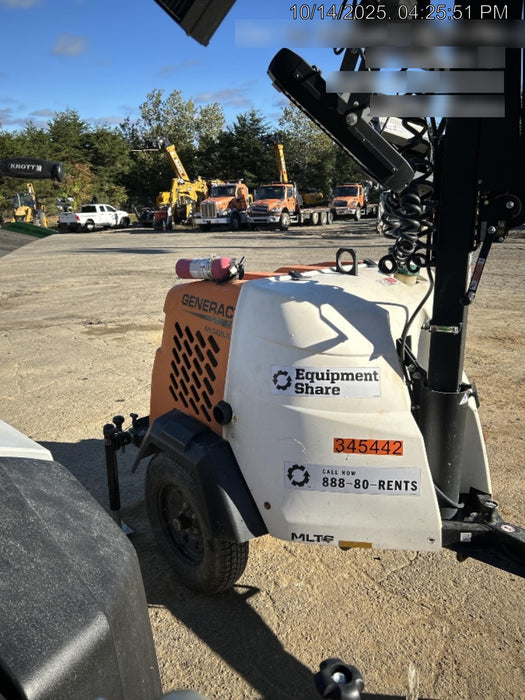 2023 Generac MLT2 Diesel, Flex Switch 120V Input, Powerzone Controller, (4) 320W LED Lights, 4kW Generator, 39.9 Gal Fuel Tank, 2" Ball, T3