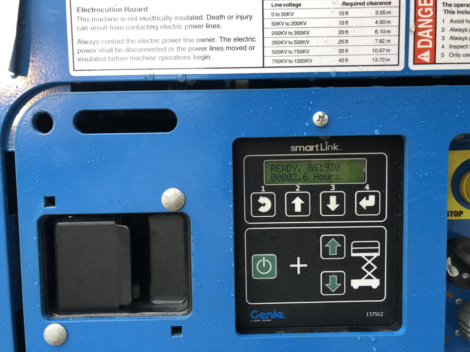 2019 Genie GS-1930 Fixed Rails with Chain Entry