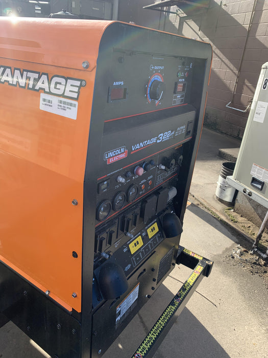 2021 Lincoln Electric Vantage 322 Vantage 322 Ready Pak 3 w/ Decals, ORANGE (includes trailer, cable rack, fender light kit) NO Telematics