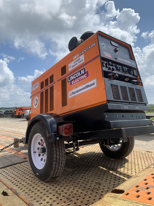 2021 Lincoln Electric Vantage 549X Ready Pak 3, ORANGE (includes trailer, cable rack, fender light kit)