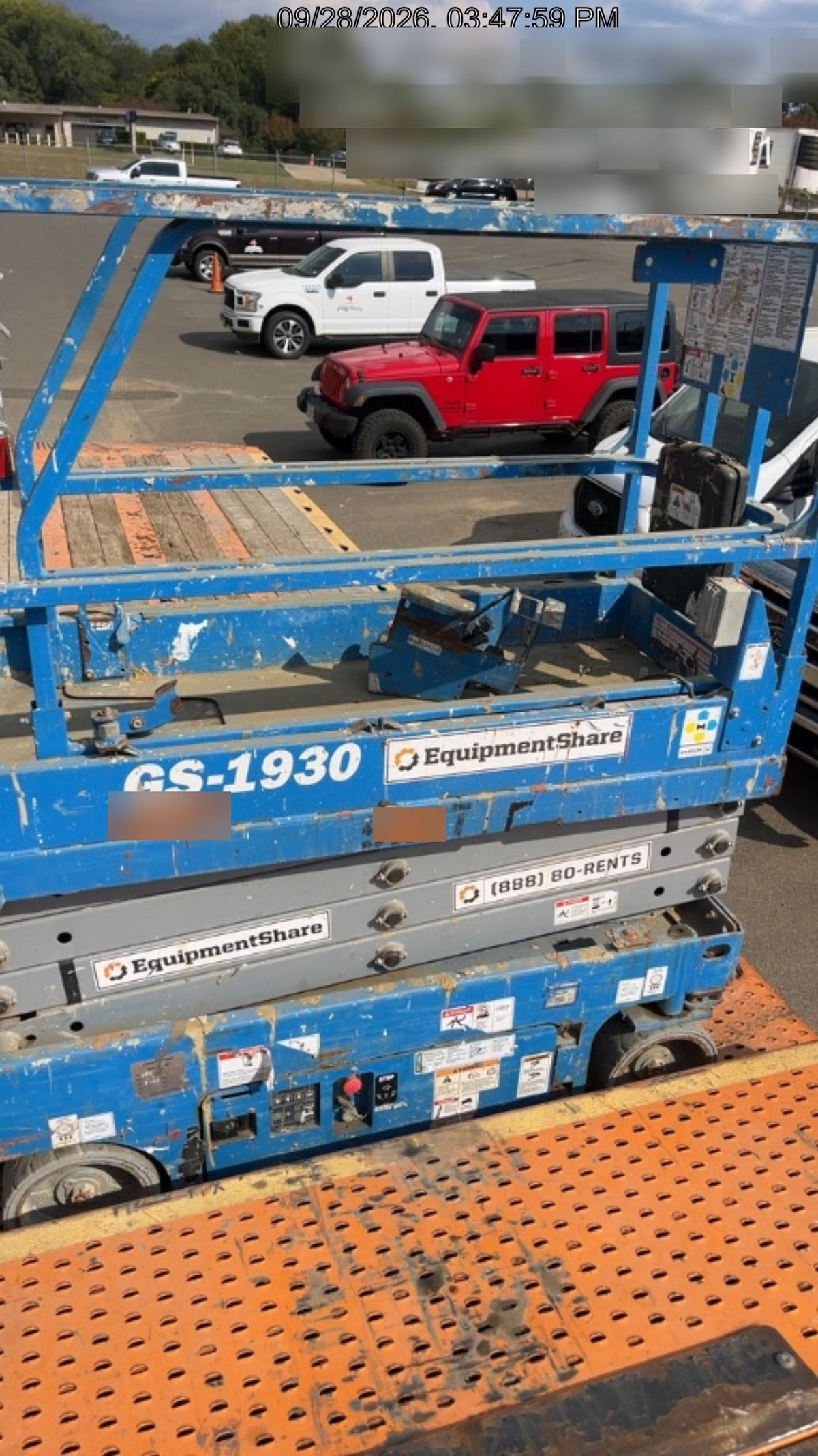 2019 Genie GS-1930 Fixed Rails with Chain Entry