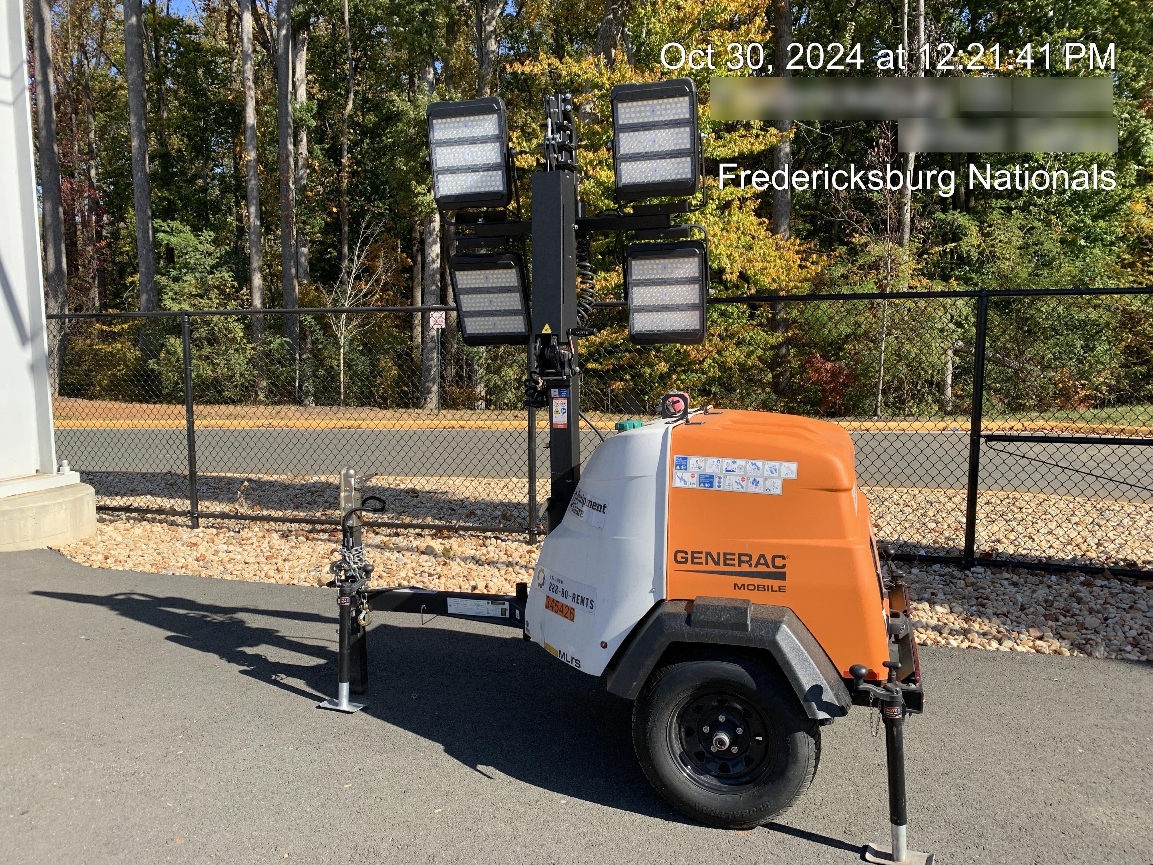 2023 Generac MLT2 Diesel, Flex Switch 120V Input, Powerzone Controller, (4) 320W LED Lights, 4kW Generator, 39.9 Gal Fuel Tank, 2" Ball, T3