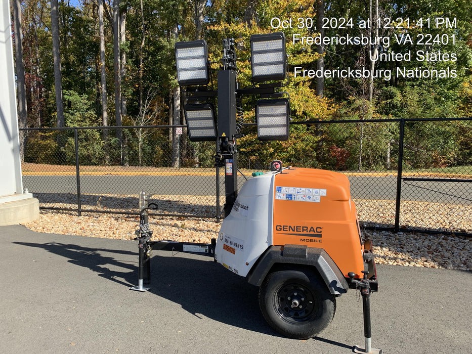 2023 Generac MLT2 Diesel, Flex Switch 120V Input, Powerzone Controller, (4) 320W LED Lights, 4kW Generator, 39.9 Gal Fuel Tank, 2" Ball, T3