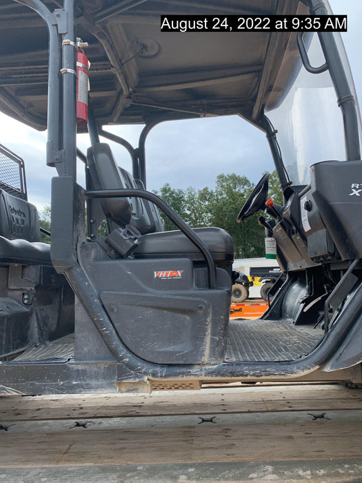 Kubota RTV-X1140W-H 4wd Utility Cart, 4 Seat, Diesel, LED Strobe, Windshield Tempered Glass, Plastic Canopy, Wire Harness Kit, Backup Alarm