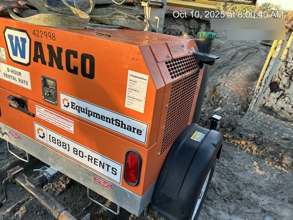 2024 Wanco WLTT-4MM4K Diesel, Deep Sea Controller, Shore Power Plug, Auto Start, (4) 350W LED Floodlights, 4kW Generator, 60 Gal Fuel Tank, 2" Ball, T3