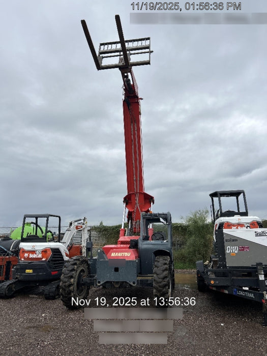 2019 Manitou MTA8044 MTA 8044 - 74 HP T4, Canopy, Worklights/Strobe, Beacon, 66" Carriage, 48" Forks, Solid Tires, Lift Hook, Aux Hydraulics