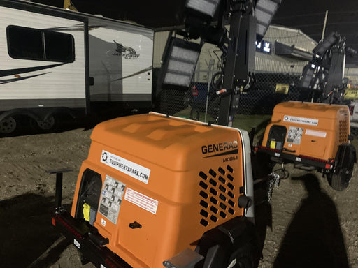 2023 Generac MLT2 Diesel, Flex Switch 120V Input, Powerzone Controller, 
(4) 320W LED Lights, 4kW Generator, 39.9 Gal Fuel Tank, 2" Ball, T3