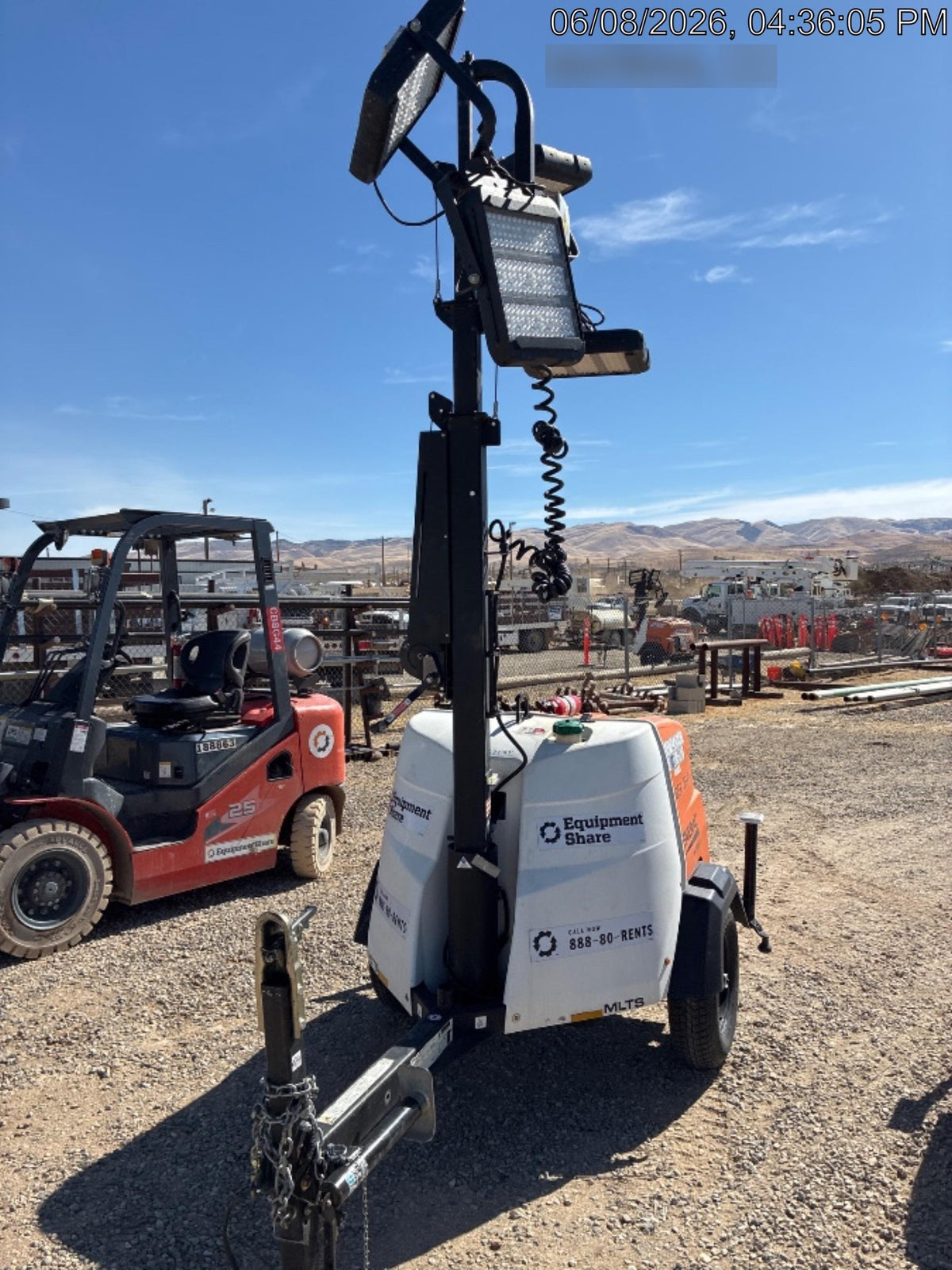 2023 Generac MLT2 Diesel, Flex Switch 120V Input, Powerzone Controller, (4) 320W LED Lights, 4kW Generator, 39.9 Gal Fuel Tank, 2" Ball, T3