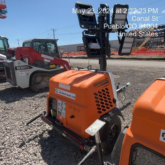 2023 Generac MLT2 Diesel, Flex Switch 120V Input, Powerzone Controller, 
(4) 320W LED Lights, 4kW Generator, 39.9 Gal Fuel Tank, 2" Ball, T3