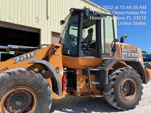 2016 Case 721F CLOSED CAB, JRB 416 STYLE HYD COUPLER