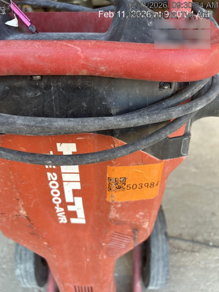 2025 HILTI TE 2000-AVR