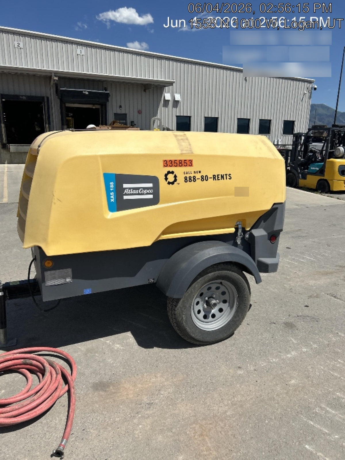 2023 ATLAS COPCO XAS188 CWK