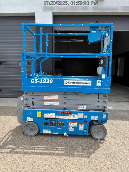 2020 Genie GS-1930 Solid Non Marking Tires, Beacon, Folding rails with half height swing gate