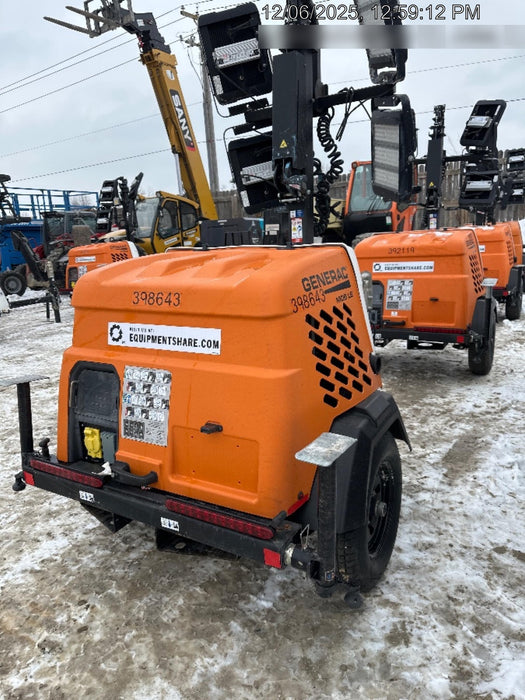 2024 Generac MLT2 Diesel, Flex Switch 120V Input, Powerzone Controller, 
(4) 320W LED Lights, 4kW Generator, 39.9 Gal Fuel Tank, 2" Ball, T3