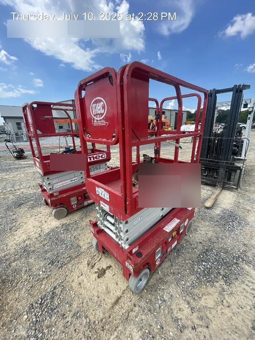 2017 MEC 1330SE 13' Scissor Lift w/2 Year Full Extended Warranty