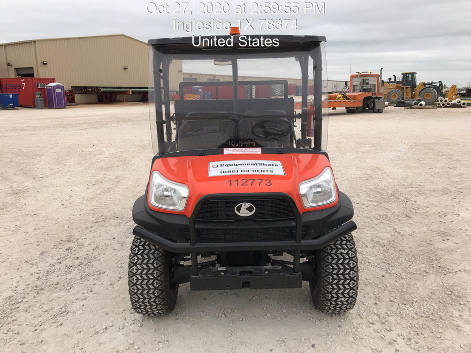 2020 Kubota RTV-X1140 4 Seat UTV, 4WD, Canopy, Standard Rental Spec