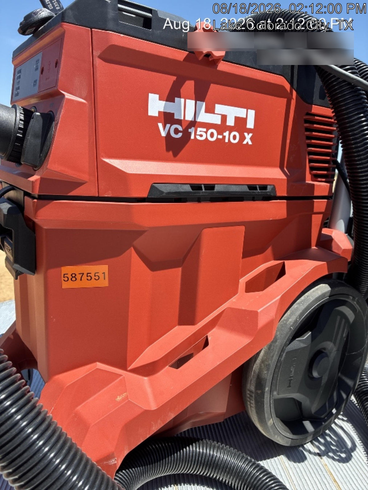 2025 HILTI VC 150-10 X