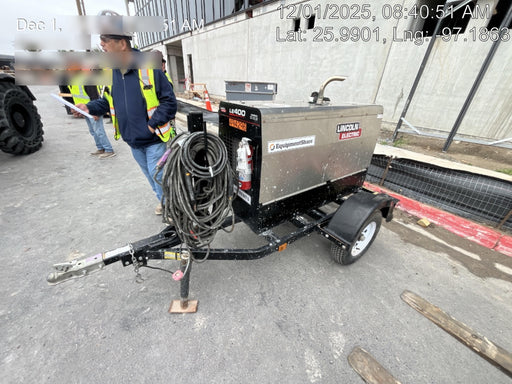 2025 Lincoln Electric LE400 Diesel, Kubota V1505, 22 HP, Trlr, Cable Rack, Light Kit, ES Decals, T3