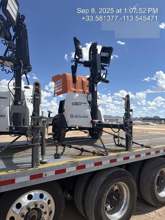 2024 Generac MLT2 Diesel, Flex Switch 120V Input, Powerzone Controller, 
(4) 320W LED Lights, 4kW Generator, 39.9 Gal Fuel Tank, 2" Ball, T3