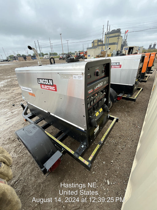 2024 Lincoln Electric LE400 Kubota V1505, Trlr, Cable Rack, Light Kit, ES Decals, T3